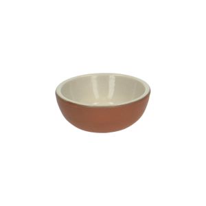 Terracotta, pebble coloured bowl, ø 8 cm
