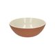 Terracotta, pebble coloured bowl, ø 20 cm