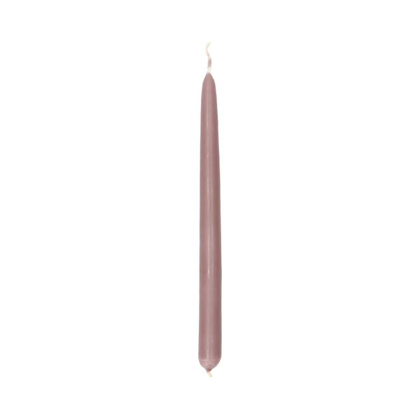 Bougies fines, violet, 17 cm, 10 pièces