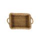 Medium-sized, rectangular seagrass basket 