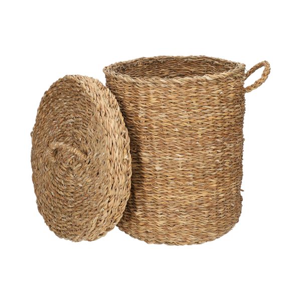 Wäschekorb, Seegras, klein Wäschekorb, Seegras, klein