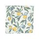 Organic cotton napkin, summer fruit motif, 40 x 40 cm