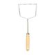 Stainless steel and rubberwood potato masher 