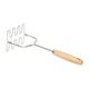 Stainless steel and rubberwood potato masher 