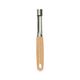 Stainless steel and rubberwood apple corer