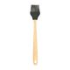 Rubberwood and black silicone baking brush