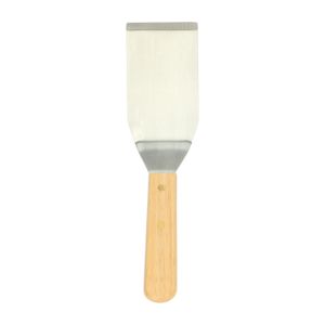 Stainless steel and rubberwood spatula