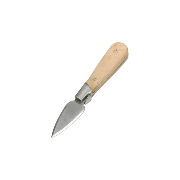 Rubberwood/stainless steel oyster knife