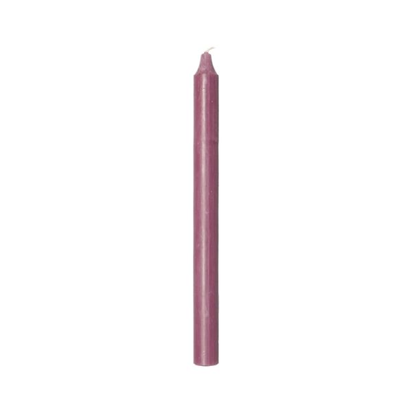 Bougie de table, violet, 27 cm