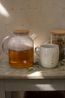 Botanical stoneware tea mug