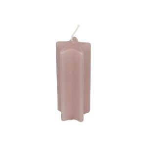 Bougie, étoile, rose clair