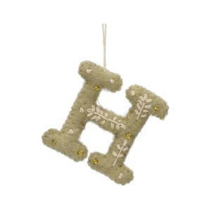 Kersthanger, letter H, vilt 