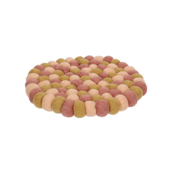 Topfuntersetzer rund, Filz, rosa, Ø 21 cm Topfuntersetzer rund, Filz, rosa, Ø 21 cm