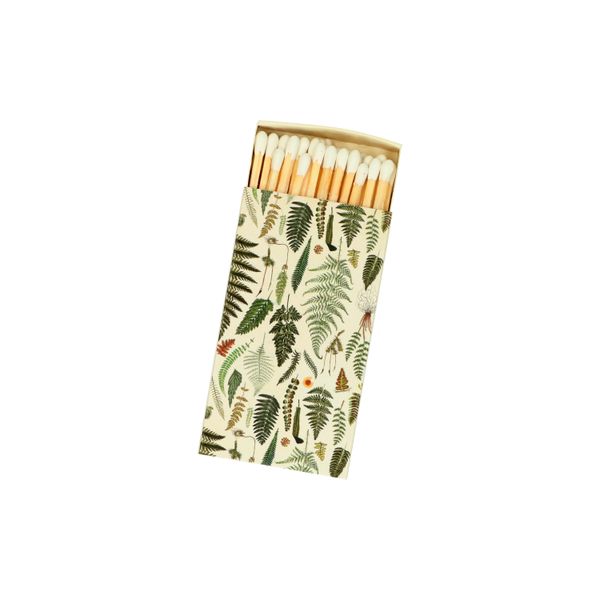 Long matches, box with Autumn leaf motif