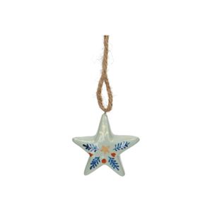 Christmas ornament, Paper Maché, Star