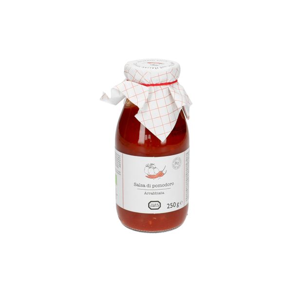 Organic salsa di pomodoro, arrabbiata, 250 g