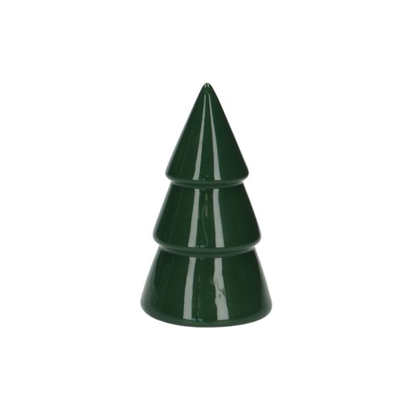 Dark-green, porcelain Christmas tree