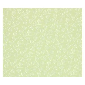 Inpakpapier, groen, schermbloem 70 x 250 cm