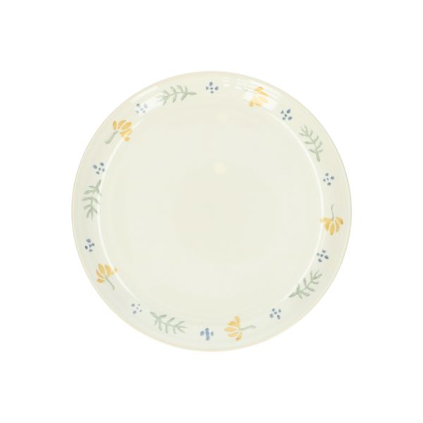 Stoneware pastry plate, twig motif, Ø 15 cm