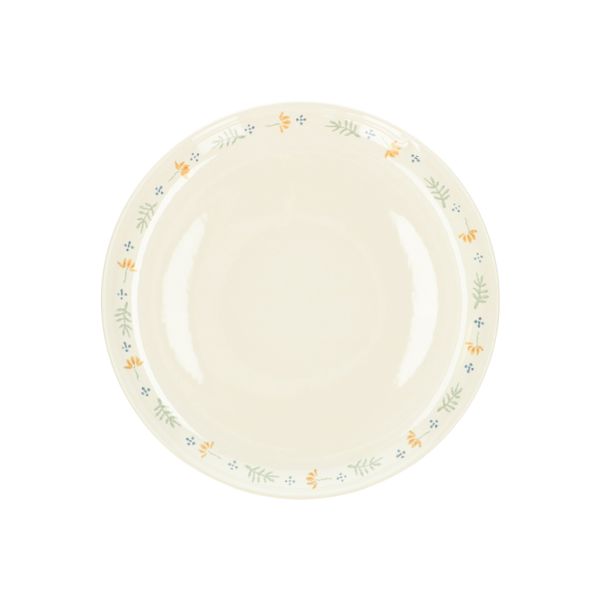 Stoneware dinner plate, twig motif, Ø 27.5 cm