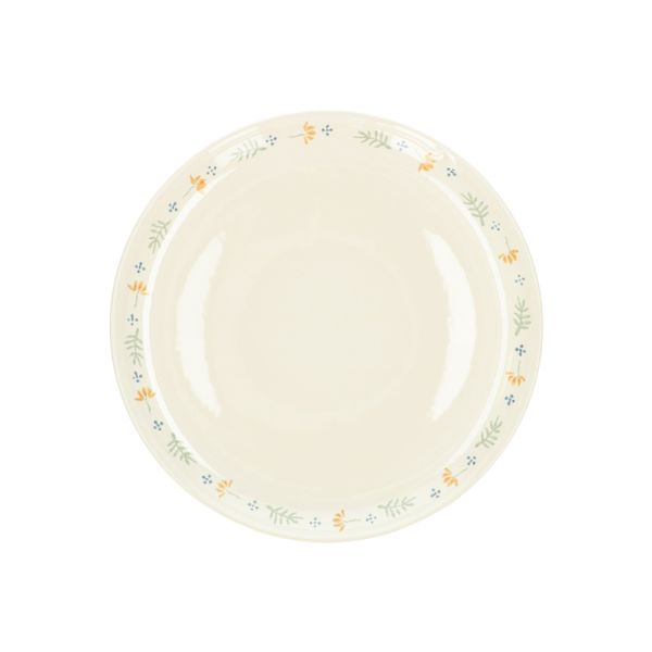 Assiette plate, grès, brindille, Ø27,5 cm