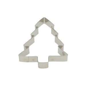 Cookie cutter Christmas tree, stainless steel, 17 x 13 cm