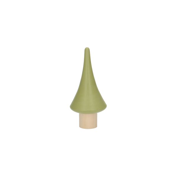 Light-green, wooden Christmas tree