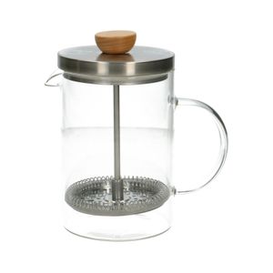 french press thee/koffie 600ml rvs