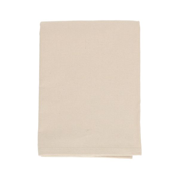 Table runner, GOTS organic cotton, beige, 50 x 150 cm