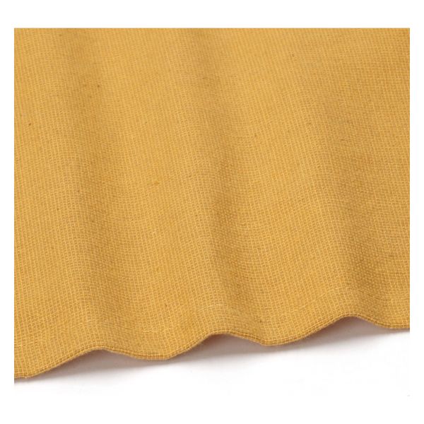 Table runner, GOTS organic cotton, ochre yellow, 50 x 150 cm