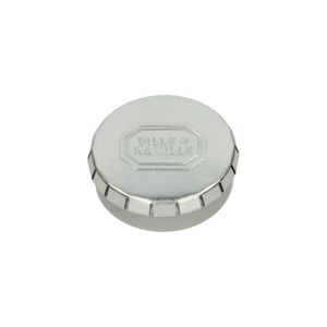 Metal tin with click lid, Ø 5.3 x 1.8 cm