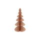 Christmas tree, paper, small, pink