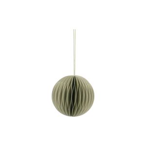 Boule de Noël, papier, vert