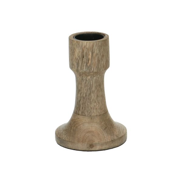 Candle holder, mango wood, small | Home accessories | Dille & Kamille