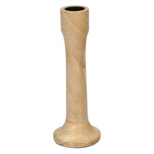 Candlestick, mango wood, large