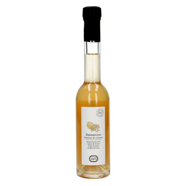 Balsamicoazijn, gember en citroen, biologisch, 250 ml 