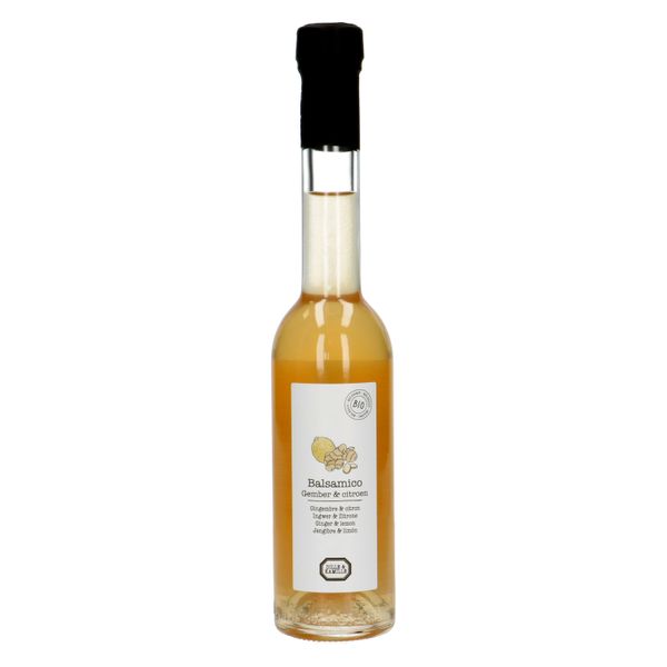 Balsamicoazijn, gember en citroen, biologisch, 250 ml