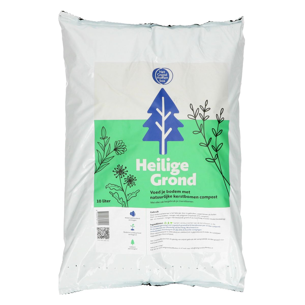 Holy soil Christmas tree compost, 10 litre bag Garden Dille & Kamille