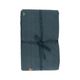 Tablecloth Christmas, dark blue, embroidered design, organic cotton, 140 x 180 cm