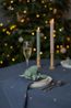 Tischdecke Weihnachten, dunkelblau, gesticktes Design, Bio-Baumwolle, 140 x 180 cm