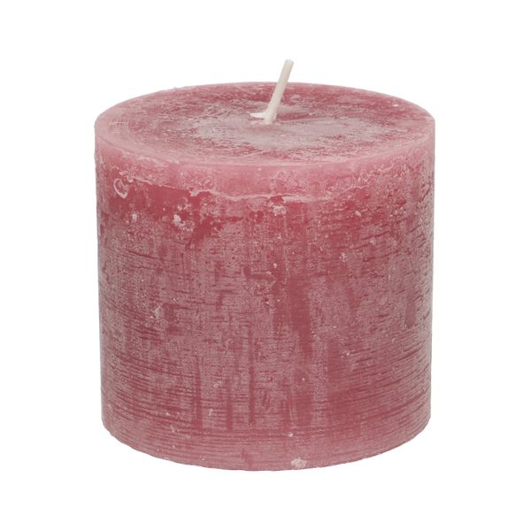 Stompkaars, donker roze, 10 x 9 cm