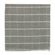 Organic cotton, grey, checked dishcloth