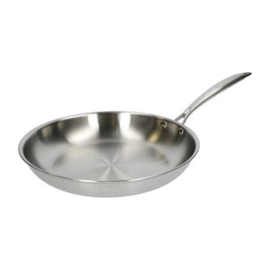 3-layer, stainless steel frying pan, Ø 28 cm