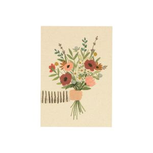 Carte, bouquet de fleurs