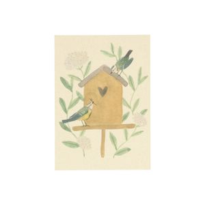 Card, bird house
