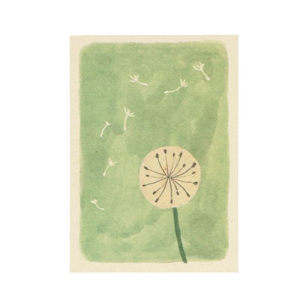 Card, dandelion