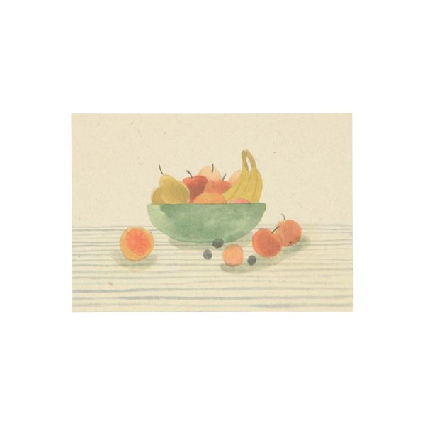 Card, fruit bowl