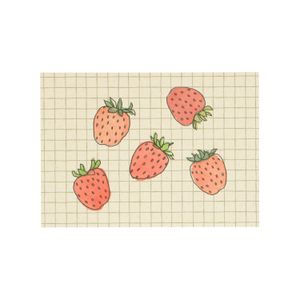Karte, Erdbeeren