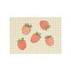Card, strawberries