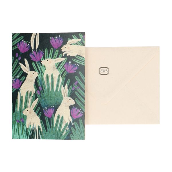 Kaart, World Animal Protection, konijnen tussen het gras